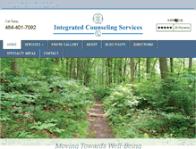 Tablet Screenshot of integratedcounselingservices.org